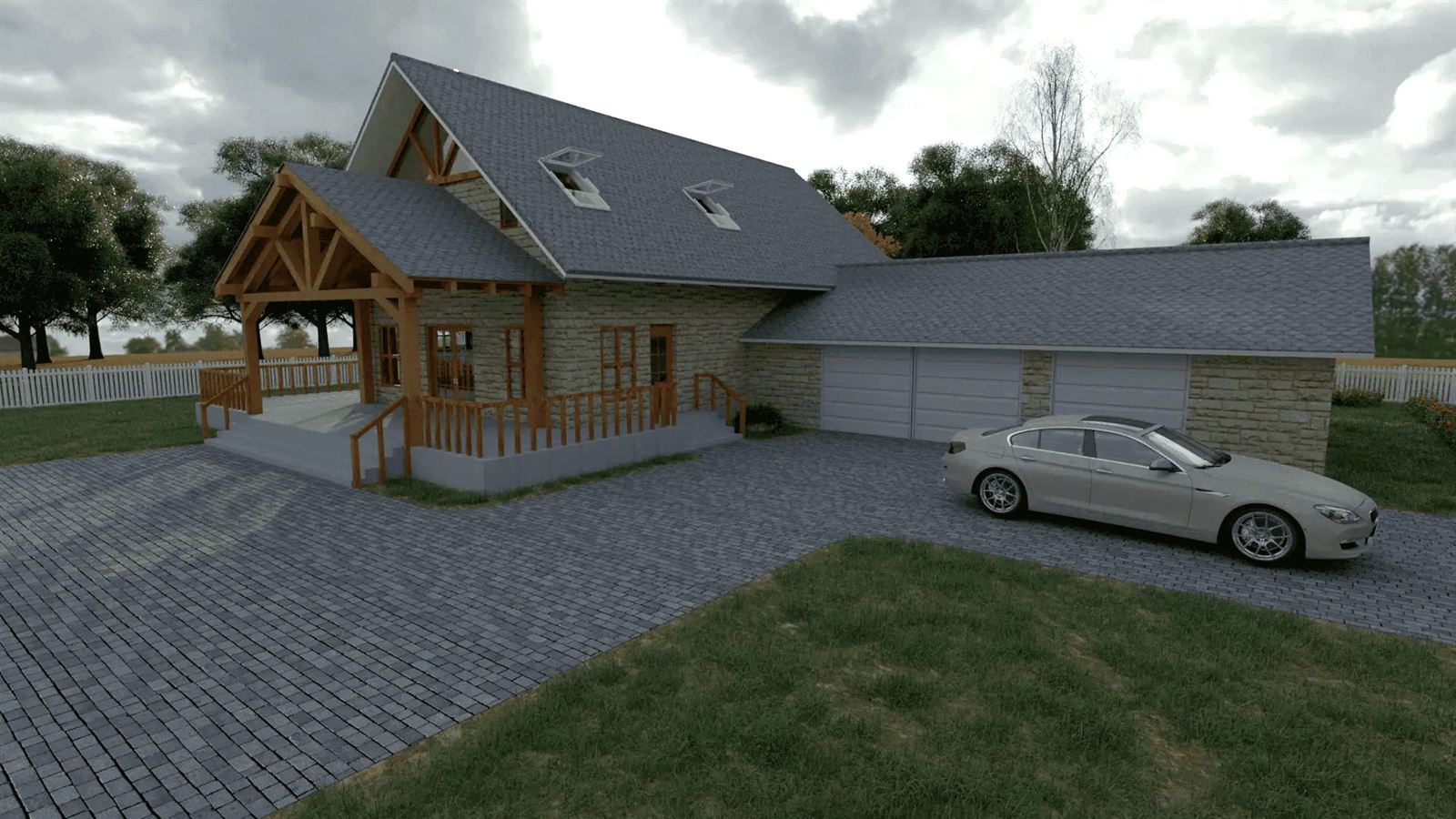 Wood-Facade Private House — Tsinandali 3