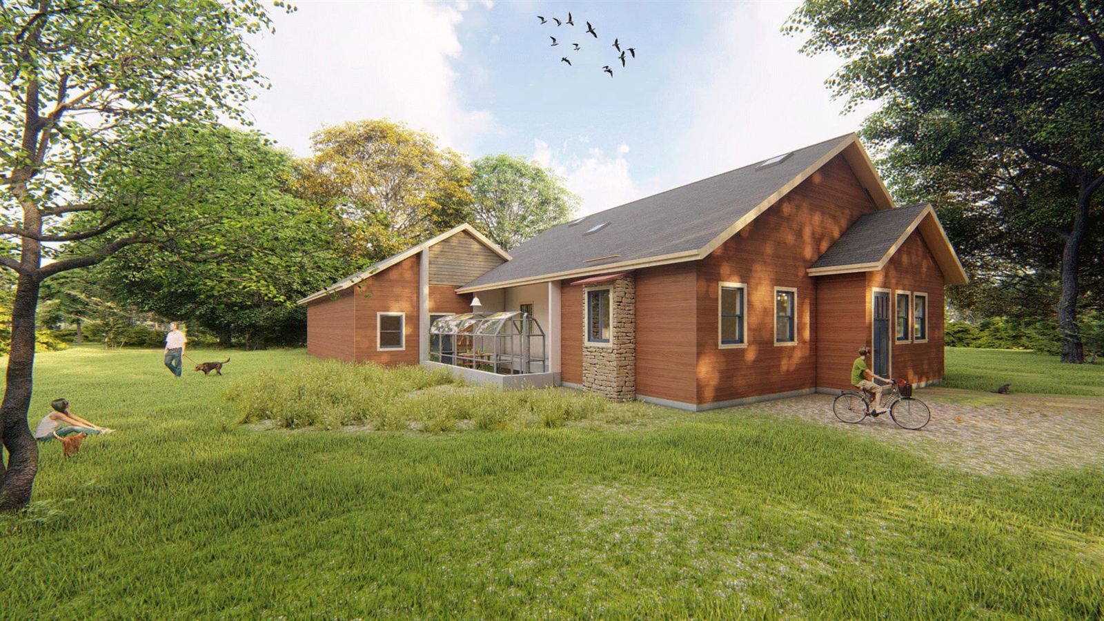 Timber-Frame Private House — Misaktsieli 2