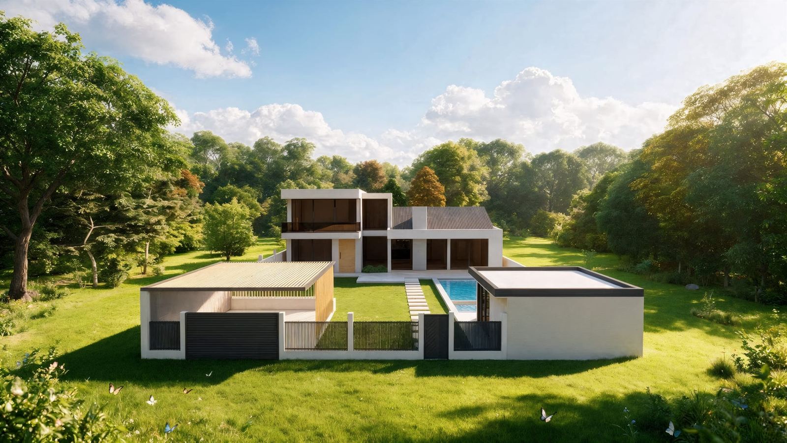 Modern Private House with Gazebo — Dighomi 3