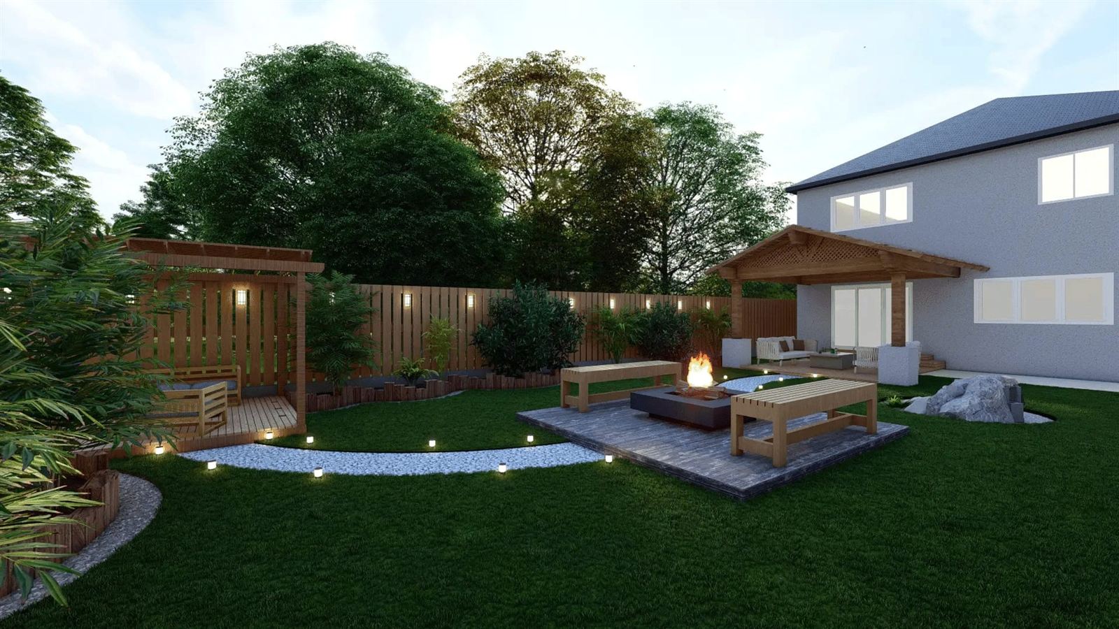 Gazebo & Landscape Design — Tskneti 2